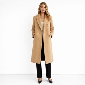 Zara Manteco Italian Wool Blend Coat